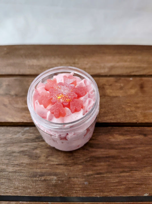 Strawberry Snowcake Whipped Soap 8oz | Pamper Your Skin