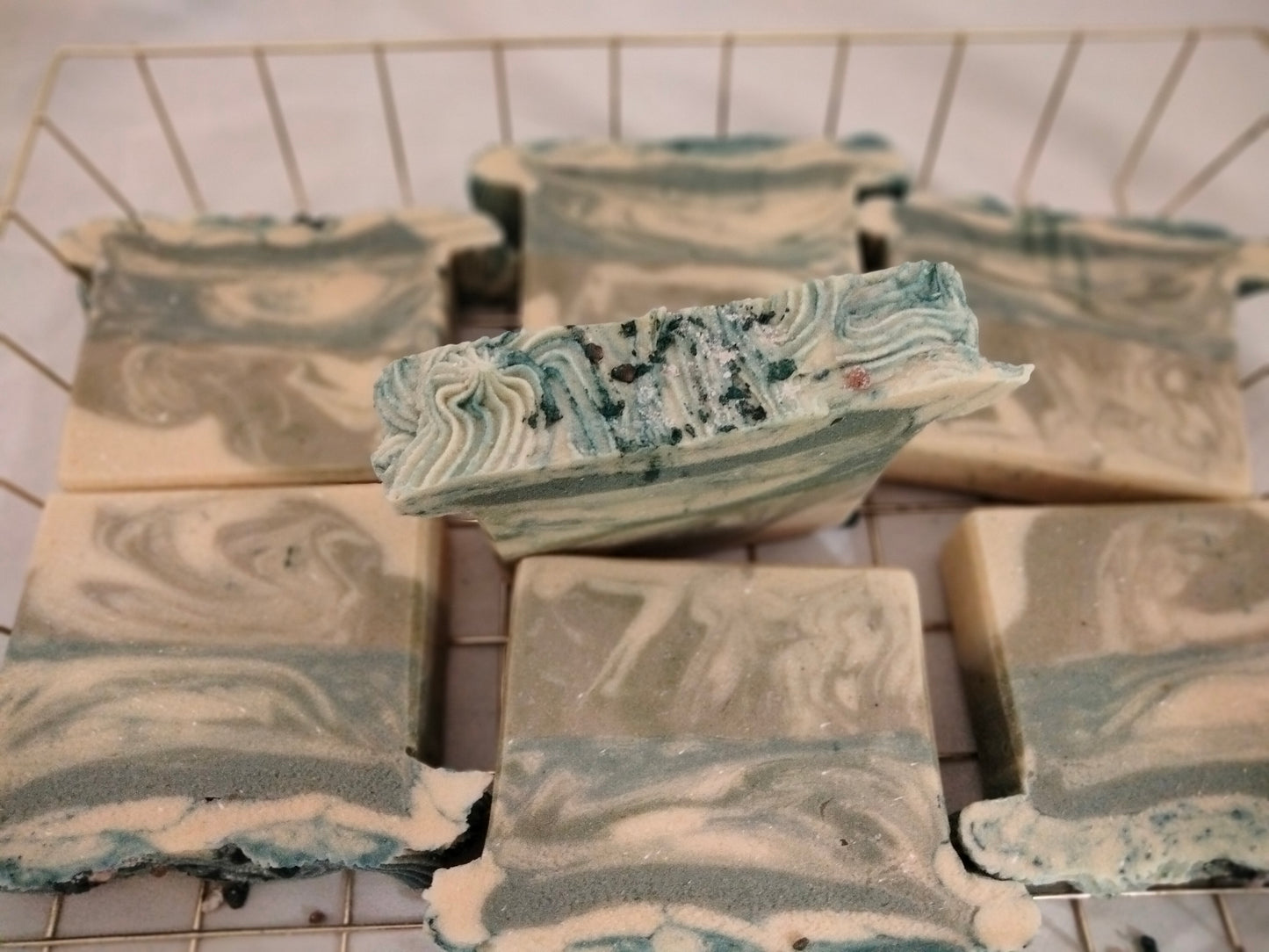 Frosted Eucalyptus Soap