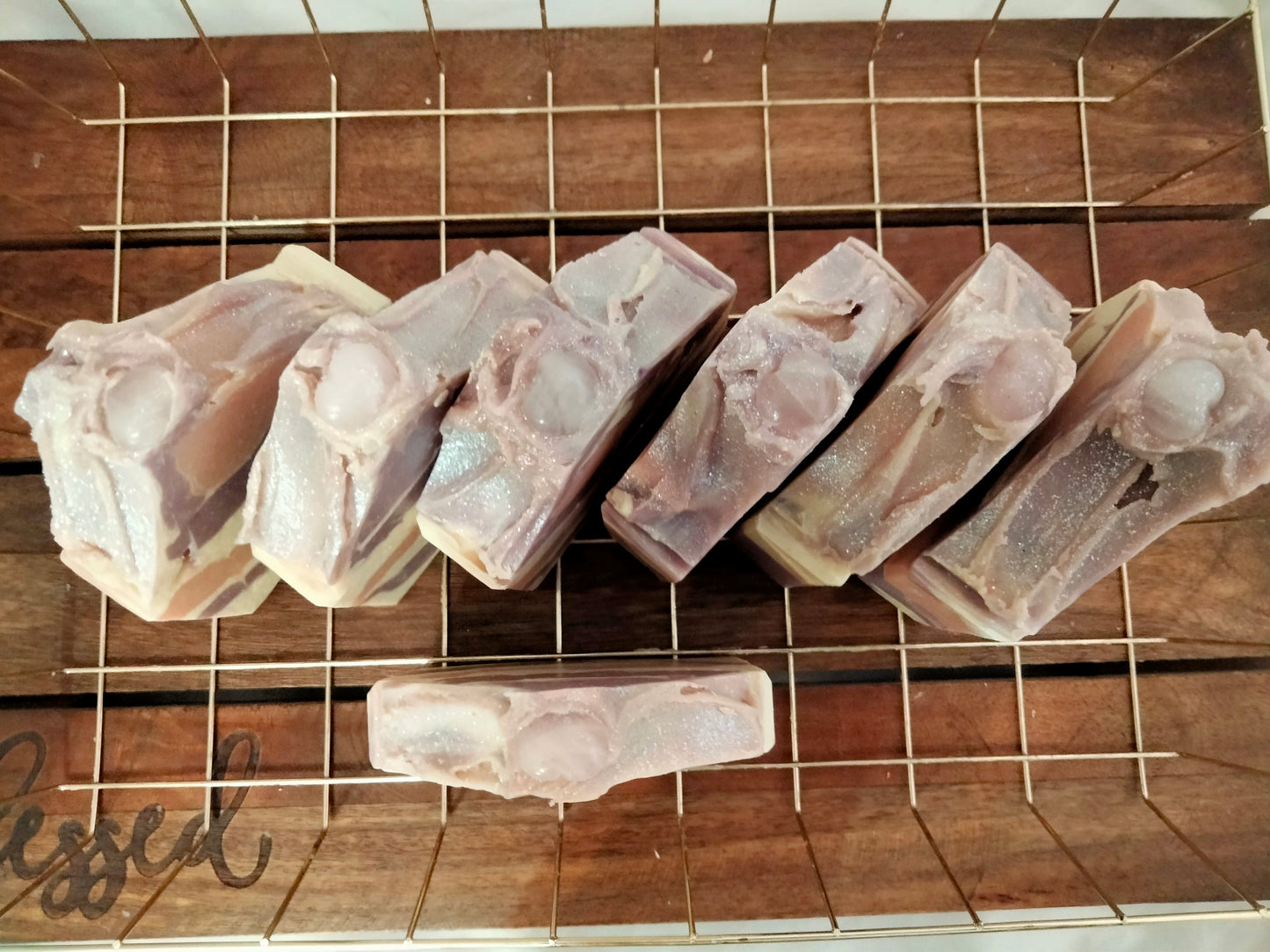 Enchanted Love w/ Rose Quartz Crystals Soap