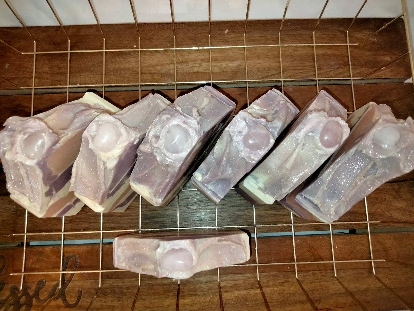 Enchanted Love w/ Rose Quartz Crystals Soap